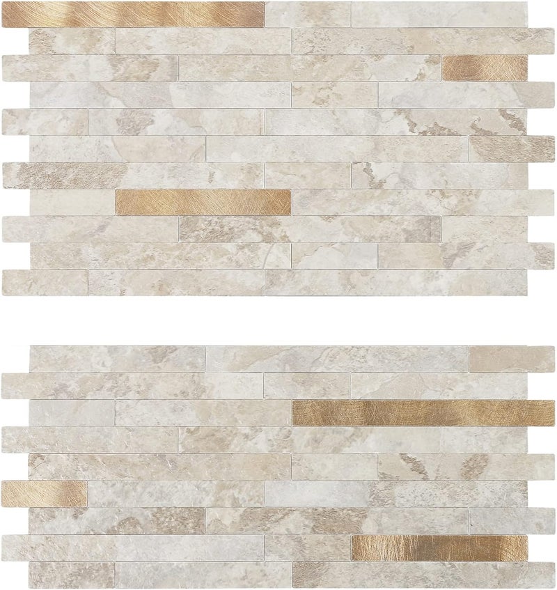 Midcard 20 Sheets Peel and Stick Backsplash PVC Wall Tile,for Kitchen Backsplash - Image 1